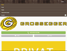 Tablet Screenshot of grossegger.com